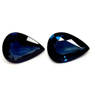 2.00ct Pear Blue Sapphire Gemstone 8.06X5.82X2.88 MM - #889427