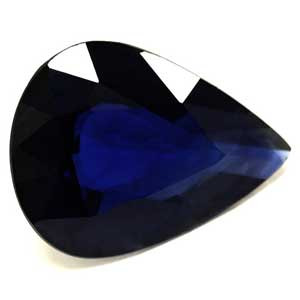 1.15ct Pear Blue Sapphire Gemstone 8.91X6.77X2.68 MM - #889375