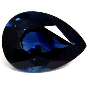 1.43ct Pear Blue Sapphire Gemstone 8.19X5.90X3.68 MM - #889661