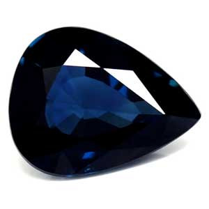 2.08ct Pear Blue Sapphire Gemstone 8.94X6.99X4.20 MM - #889576