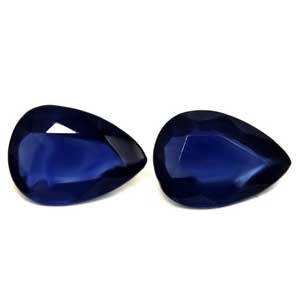 1.45ct Pear Blue Sapphire Gemstone 7.08X5.14X2.31 MM - #889356