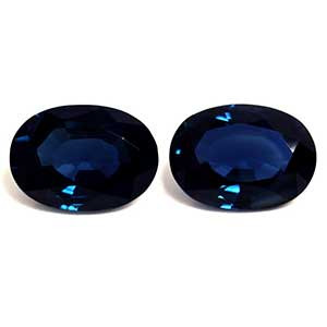 Oval 2.01tw Blue Sapphire Pair - #889532