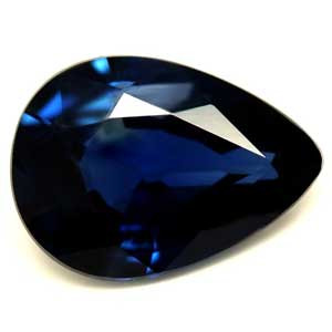 0.93ct Pear Blue Sapphire Gemstone 7.14X5.14X3.10 MM - #889610