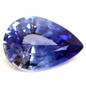 Pear 0.59 Blue Sapphire - #889999
