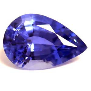 Pear 0.67 Blue Sapphire - #889988
