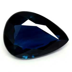 Pear 0.72 Blue Sapphire - #889594