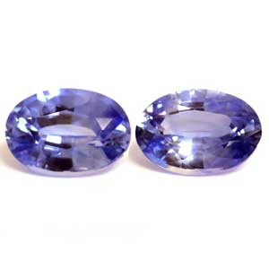 Oval 1.61tw Blue Sapphire Pair - #890048