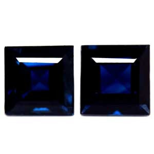 Princess 1.93tw Blue Sapphire Pair - #889495