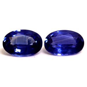 Oval 1.33tw Blue Sapphire Pair - #890068