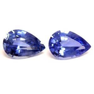 Pear 1.21tw Blue Sapphire Pair - #890001