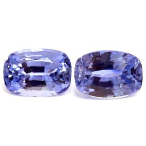 Cushion 2.53tw Blue Sapphire Pair - #890220