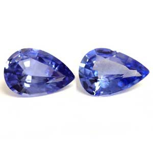 1.14ct Pear Blue Sapphire Gemstone 6.53X4.48X2.73 MM - #890039