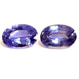 Oval 1.33tw Blue Sapphire Pair - #890042