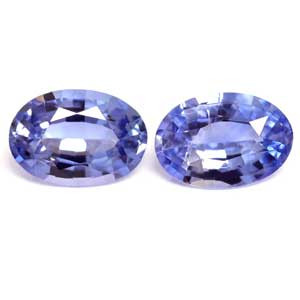 Oval 1.41tw Blue Sapphire Pair - #890047