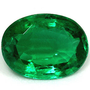 Oval 0.90 Green Emerald - #888603