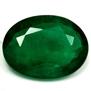 Oval 3.98 Green Emerald - #888466