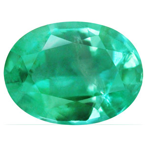 Oval 0.88 Green Emerald - #888615