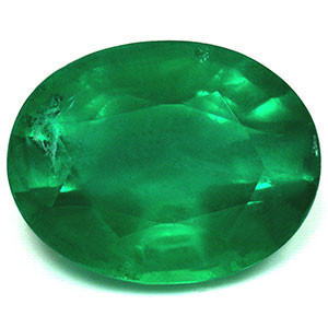 Oval 5.80 Green Emerald - #888496