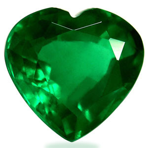 Heart 2.98 Green Emerald - #888888
