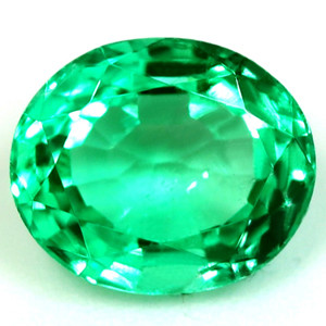Oval 0.68 Green Emerald - #888869