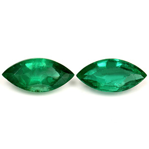 Marquise 1.02tw Green Emerald Pair - #889105