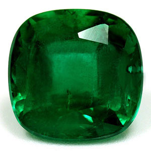 Cushion 3.88 Green Emerald - #888919