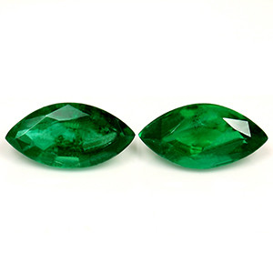 Marquise 1.20tw Green Emerald Pair - #889110