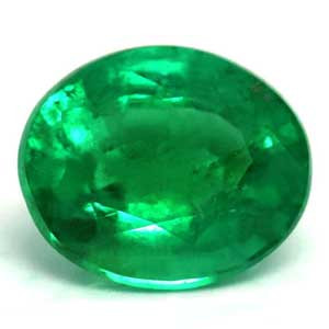Oval 0.96 Green Emerald - #889393