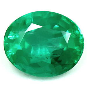 Oval 0.95 Green Emerald - #888956