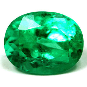 Oval 3.87 Green Emerald - #888694
