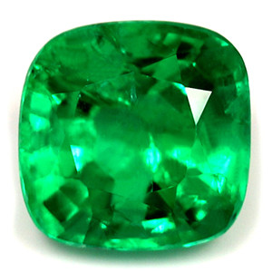 Cushion 0.66 Green Emerald - #888991