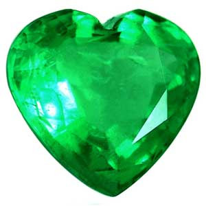 Heart 2.37 Green Emerald - #889798