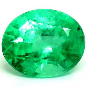 Oval 0.56 Green Emerald - #890182