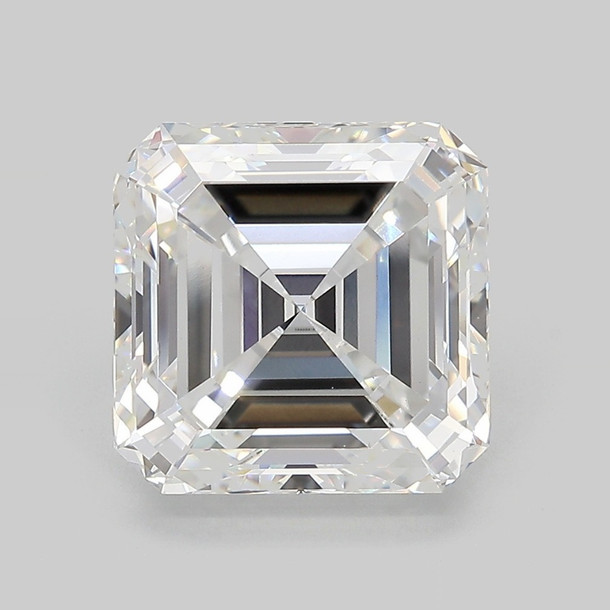 Asscher 6.08 E VVS2 - #895483 - Lab Grown
