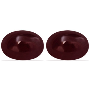 Oval 5.27tw Red Ruby Pair - #921614