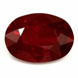Oval 0.91 Red Ruby - #921700