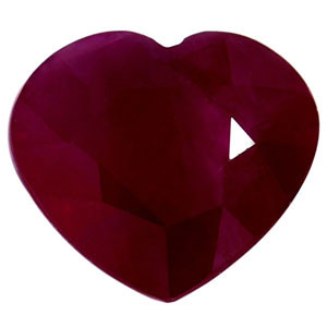 Heart 1.66 Red Ruby - #921914