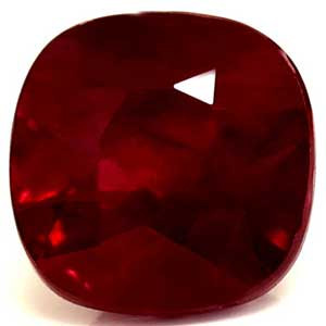 Cushion 0.42 Red Ruby - #921986