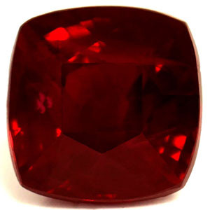 Cushion 0.79 Red Ruby - #921933