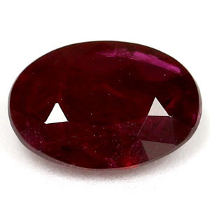 Oval 0.77 Red Ruby - #921846