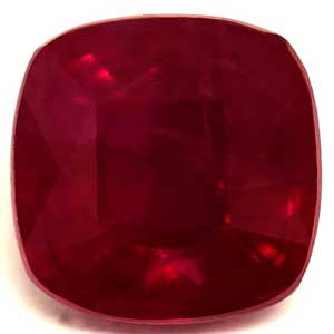 Cushion 0.86 Red Ruby - #922023