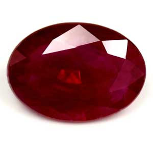 Oval 0.72 Red Ruby - #921841