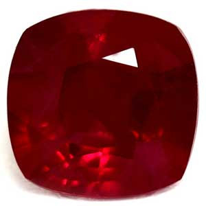 Cushion 0.65 Red Ruby - #922033
