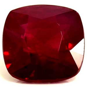 Cushion 0.54 Red Ruby - #922034