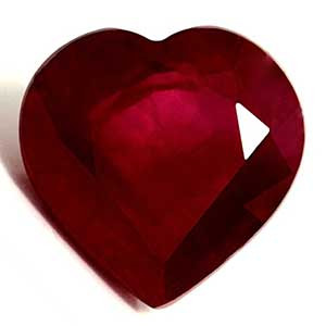 Heart 0.84 Red Ruby - #922010