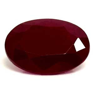Oval 0.95 Red Ruby - #921919