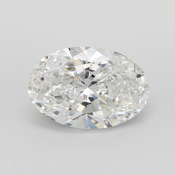 Oval 4.10 E VVS2 - #923689 - Lab Grown