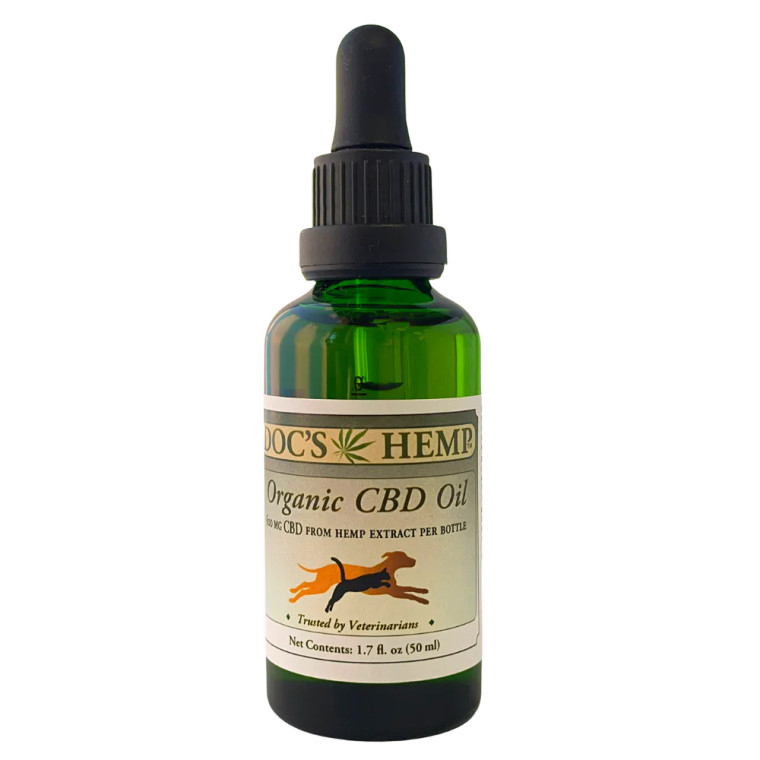 Doc's Hemp Oil 50ml with CBD for horses dogs and cats
