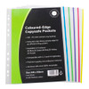 OSC Copysafe Pockets A4 Assorted Colours, Pack of 100