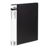 Icon Display Book A4 with Insert Spine 40 Pocket Black